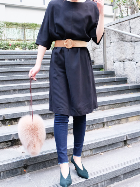 Machatt Online Store ドロップショルダーワンピース レッド