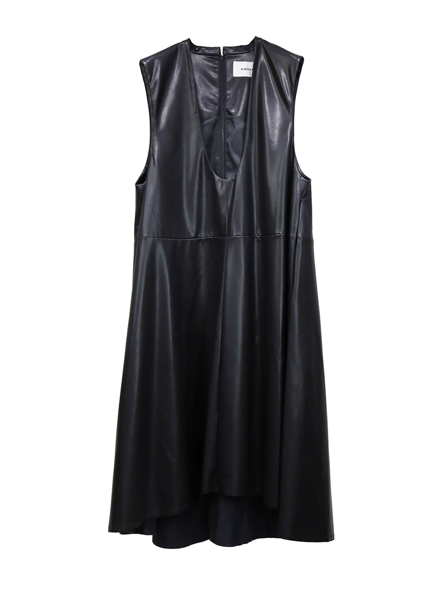 セサリー MACHATT エコレザージャンパースカートの通販 by ayaaaaakaaaaa6002's shop｜ラクマ ベージュ