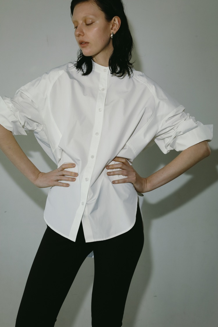 スタンドカラーオーバーシャツ | MACHATT ONLINE STORE