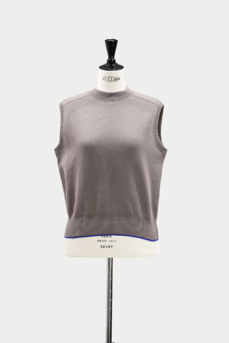 【今期・タグ付き・新品】MACHATTスリーブレスニット（グレー） スリーブレスニット（グレー） | MACHATT ONLINE STORE