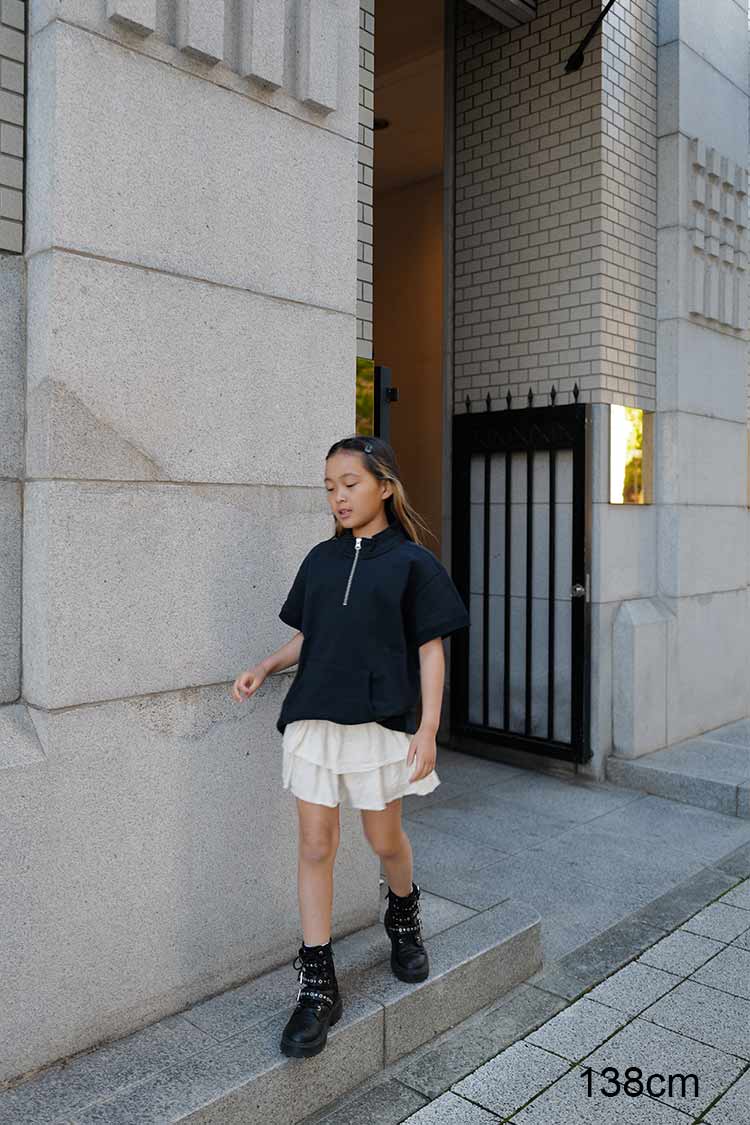【完売】machatt ハーフジップスウェット　ネイビー KIDS】ハーフジップスウェット（ネイビー） | MACHATT ONLINE STORE
