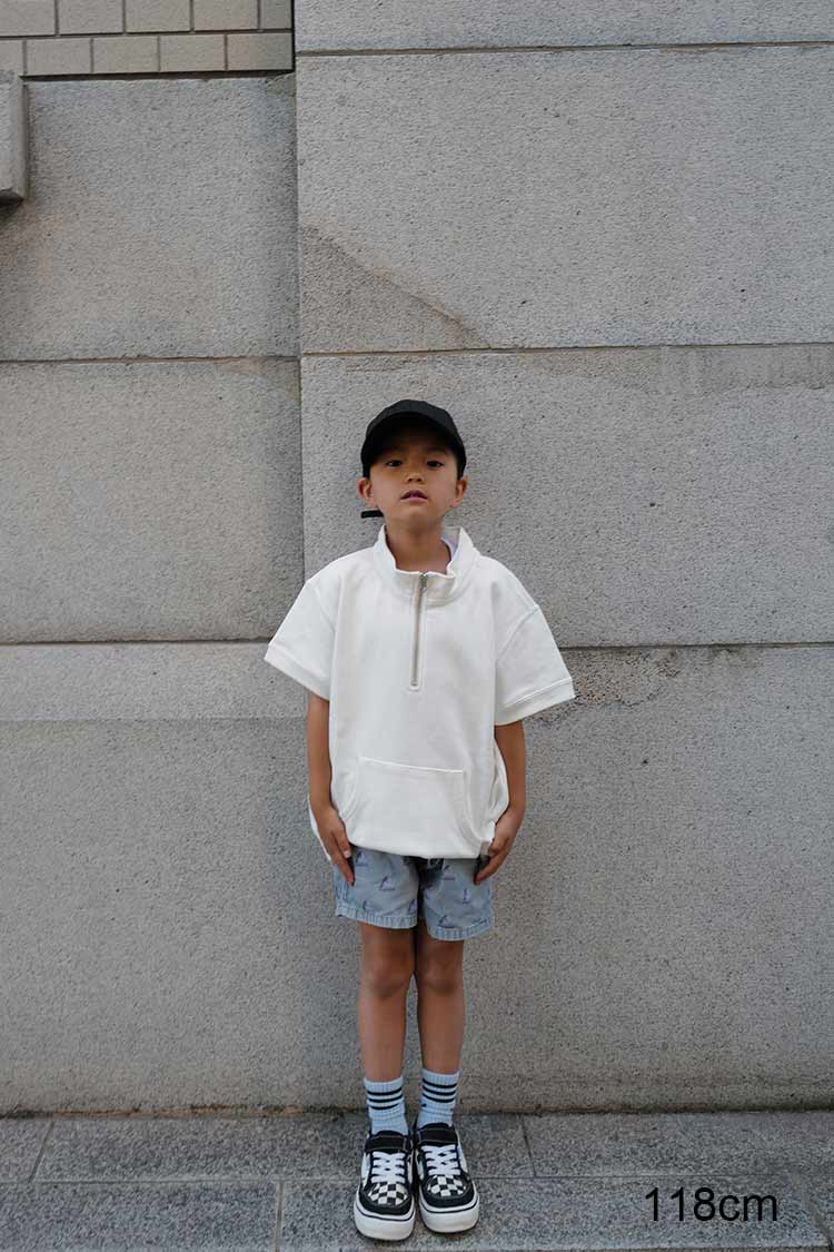 新品　MACHATT マチャットハーフジップスウェット KIDS】ハーフジップスウェット（ホワイト） | MACHATT ONLINE STORE