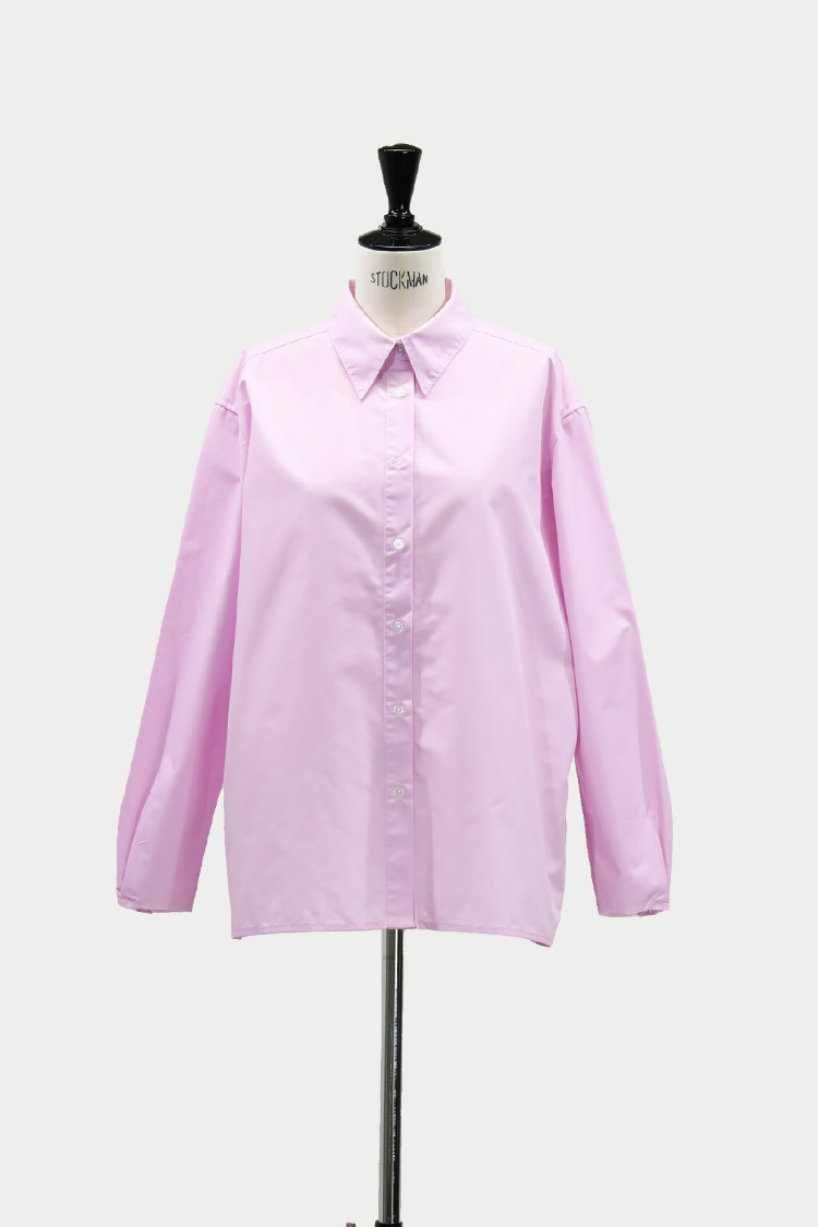 カラーブロードシャツ（ピンク） | MACHATT ONLINE STORE