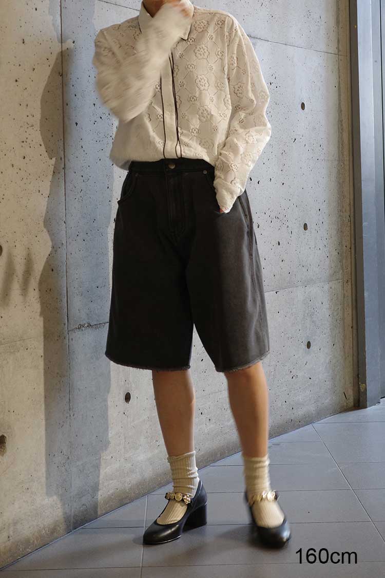 新品⭐︎machatt マチャットタックハーフデニム 38