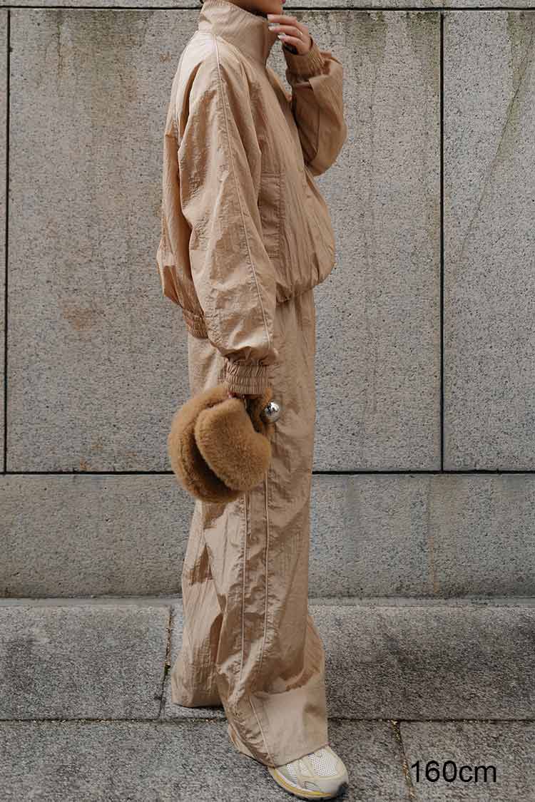 machatt マチャット　サイドラインナイロンパンツ サイドラインナイロンパンツ（ベージュ） | MACHATT ONLINE STORE
