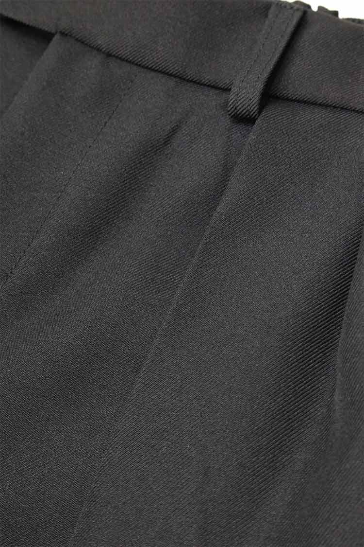 MACHATT マチャットワイドテーパードパンツ（ブラック）