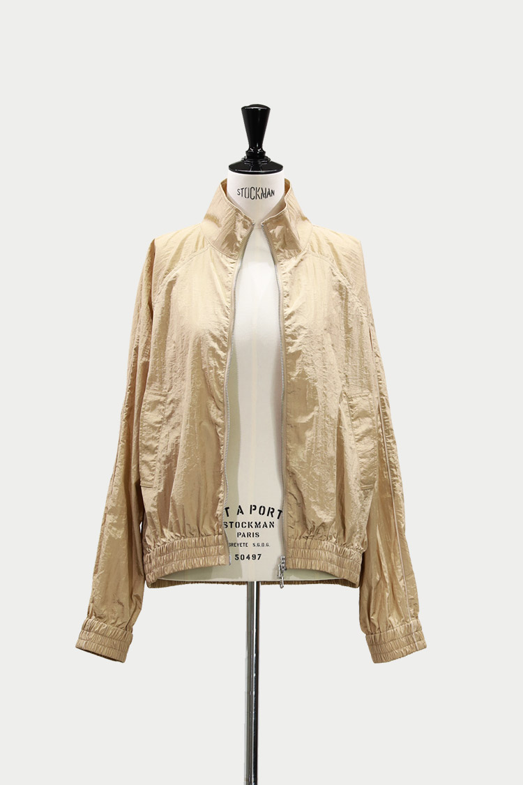 ナイロンジップブルゾン（ベージュ） | MACHATT ONLINE STORE