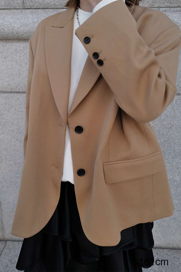 ウールオーバージャケット（ベージュ） | MACHATT ONLINE STORE