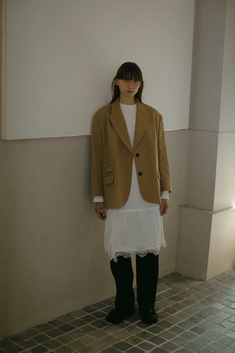 ウールオーバージャケット（ベージュ） | MACHATT ONLINE STORE