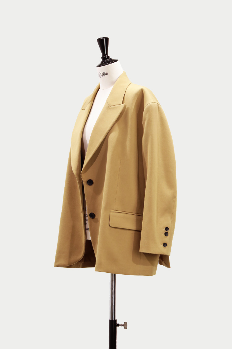 ウールオーバージャケット（ベージュ） | MACHATT ONLINE STORE