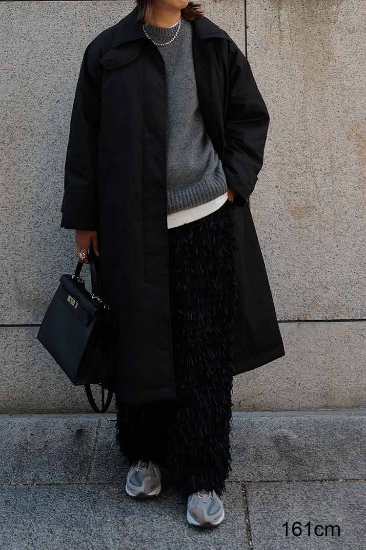 トレンチパファーコート（ベージュ） | MACHATT ONLINE STORE