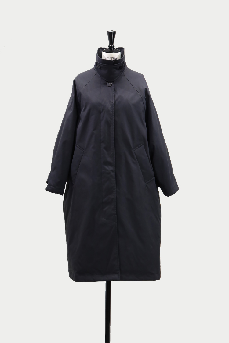 トレンチパファーコート（ブラック） | MACHATT ONLINE STORE