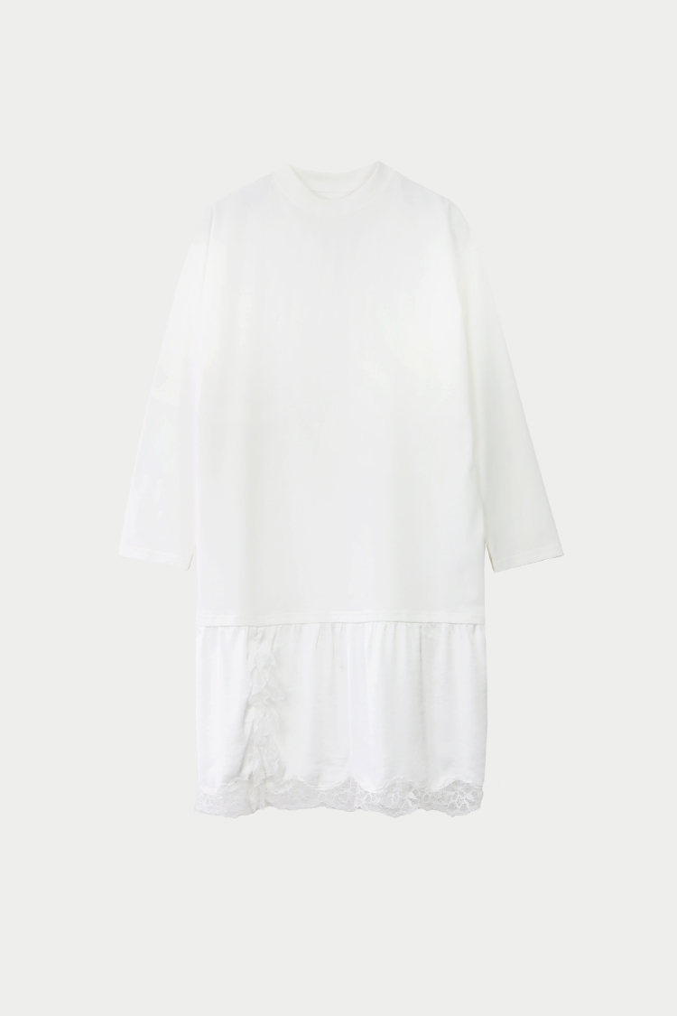 マチャット machatt タキシードシャツドレス 白 （machatt》タキシード  