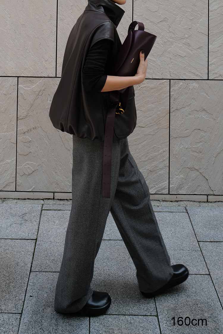 エコレザーベスト（ブラウン） | MACHATT ONLINE STORE