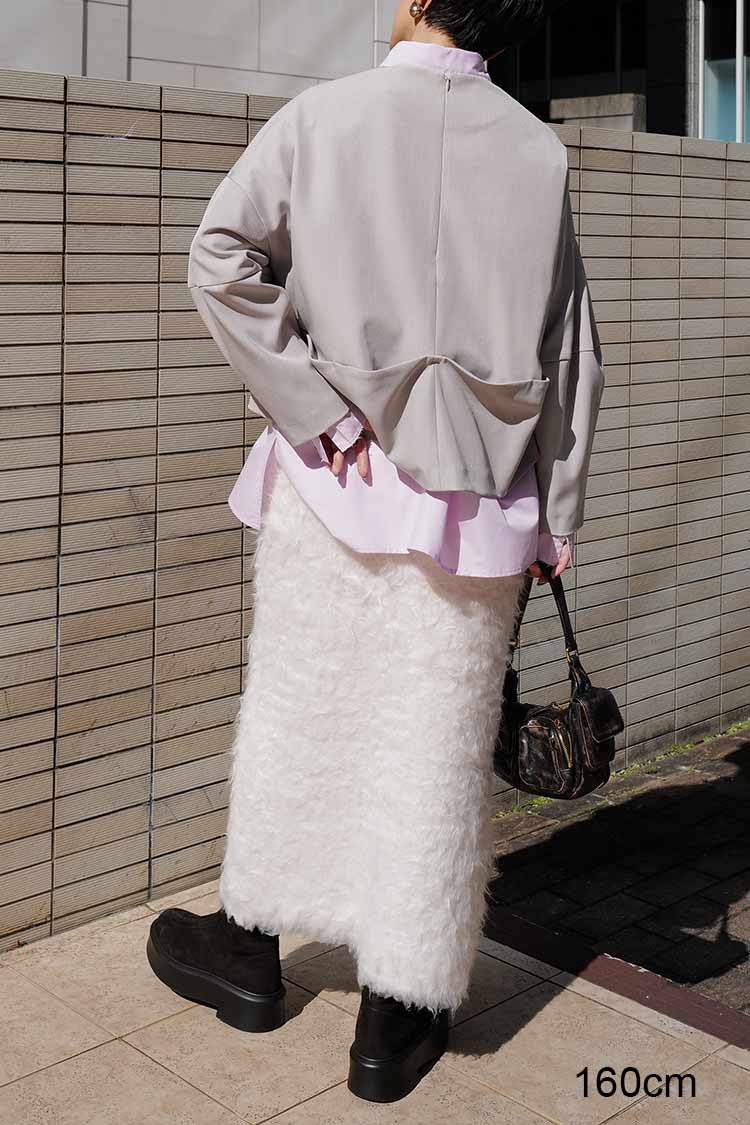 ダブルクロスプルオーバー（ベージュ） | MACHATT ONLINE STORE