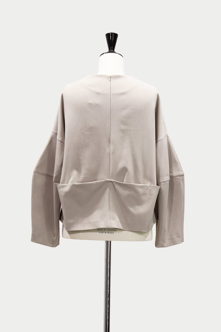 ダブルクロスプルオーバー（ベージュ） | MACHATT ONLINE STORE