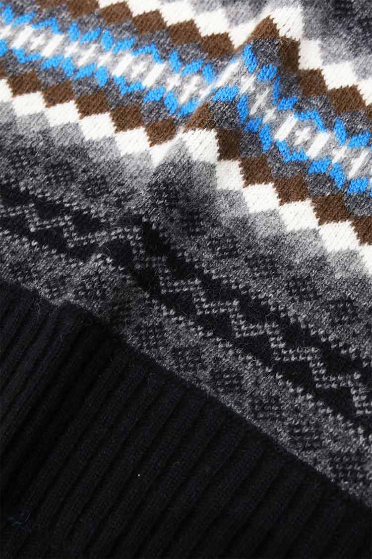 フェアアイルニット（ブラック） | MACHATT ONLINE STORE 