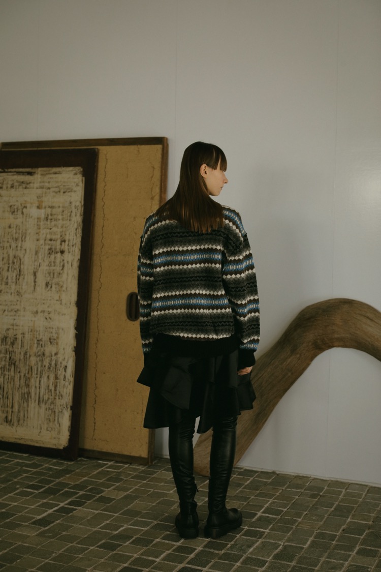 フェアアイルニット（ブラック） | MACHATT ONLINE STORE 