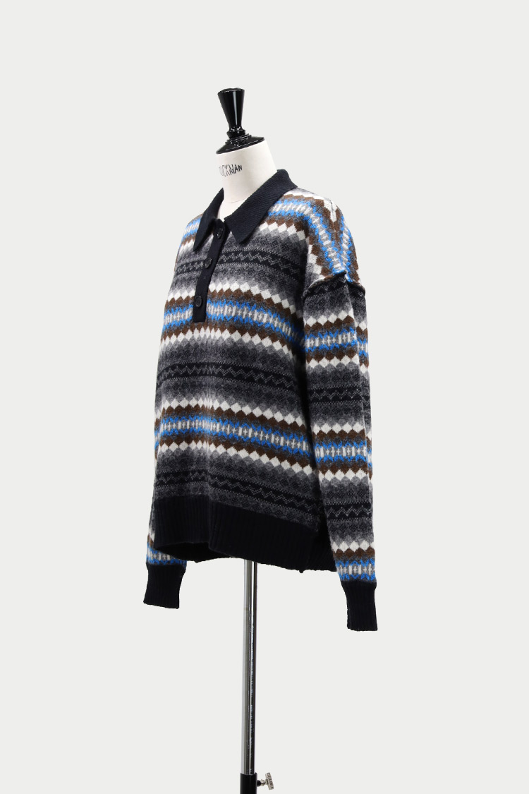 フェアアイルニット（ブラック） | MACHATT ONLINE STORE 