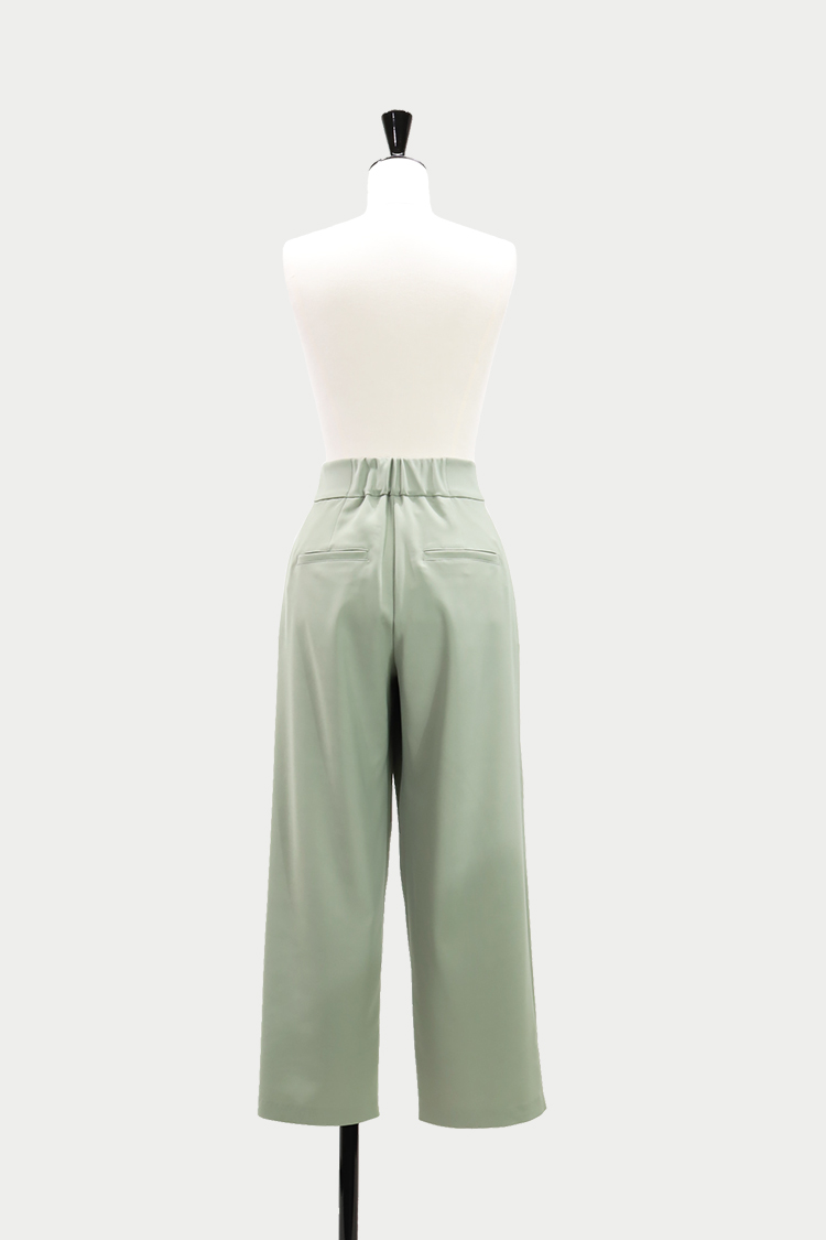 タックワイドパンツ（セージ） | MACHATT ONLINE STORE
