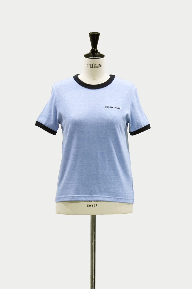 パイピングTシャツ（ブルー） | MACHATT ONLINE STORE