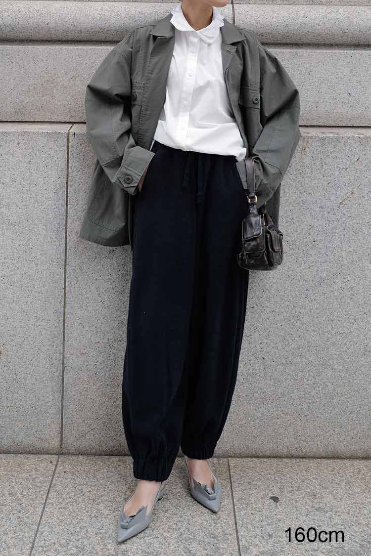 パンツ machatt パイルパンツ（ネイビー） | MACHATT ONLINE STORE