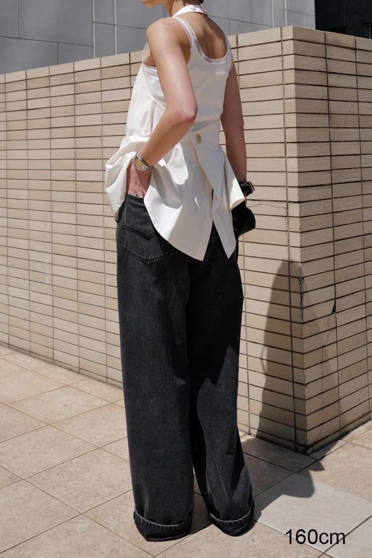 MACHATT ウエストタックデニム ブルー 36 ウエストタックデニム（ブルー） | MACHATT ONLINE STORE