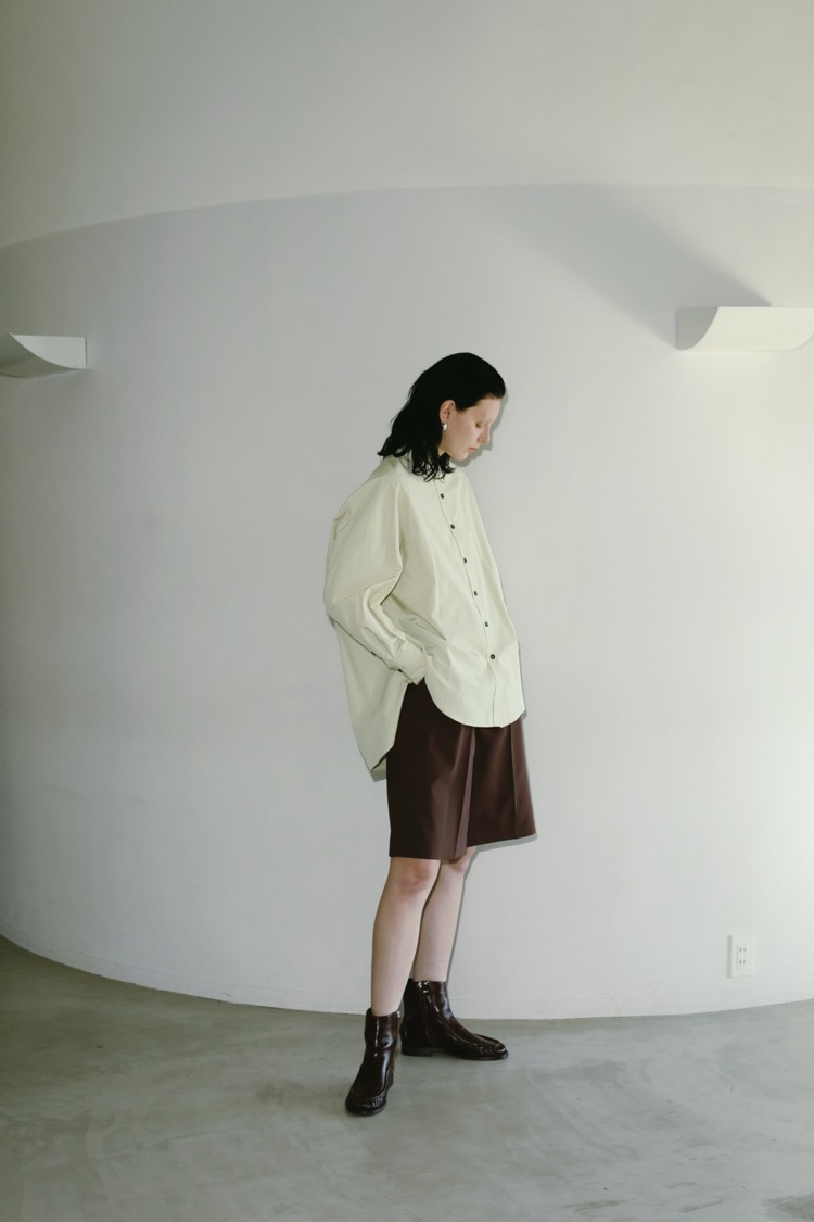 MACHATT 25SS タックハーフパンツ ブラウン38 - メルカリ