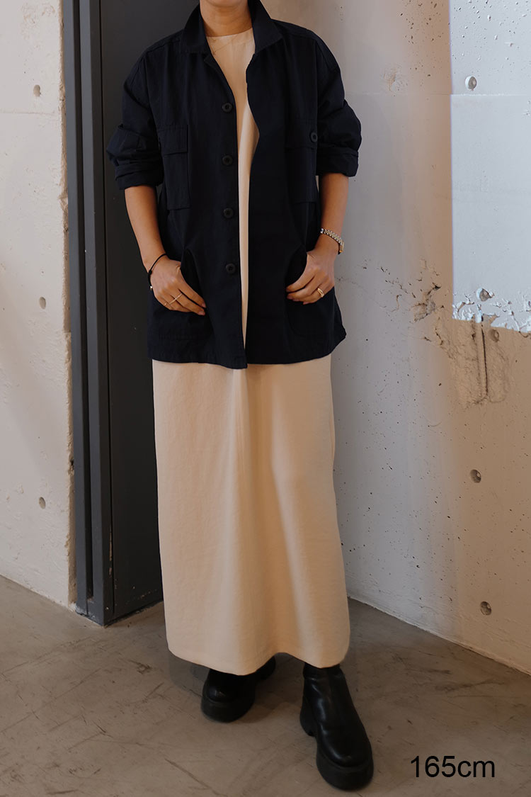 バックオープンロングドレス（クリーム） | MACHATT ONLINE STORE