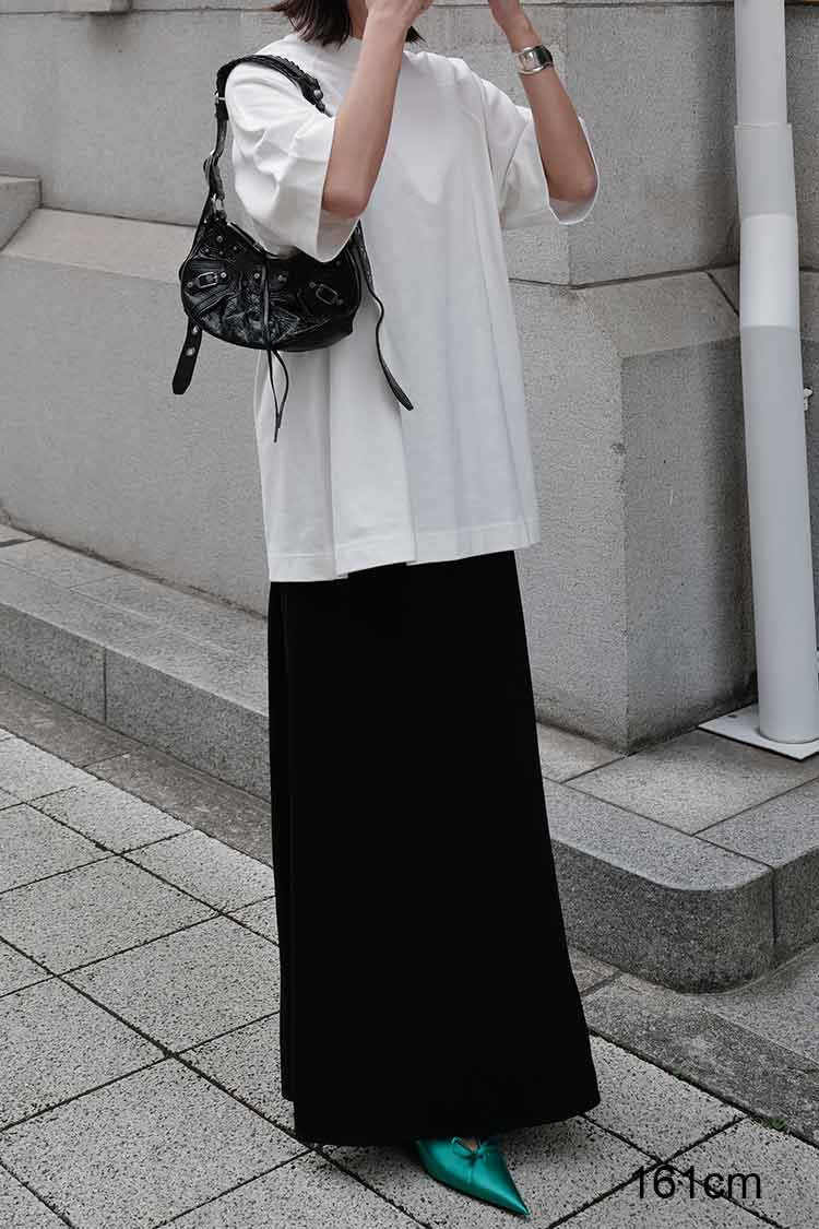 モックネックオーバーTシャツ（ホワイト） | MACHATT ONLINE STORE