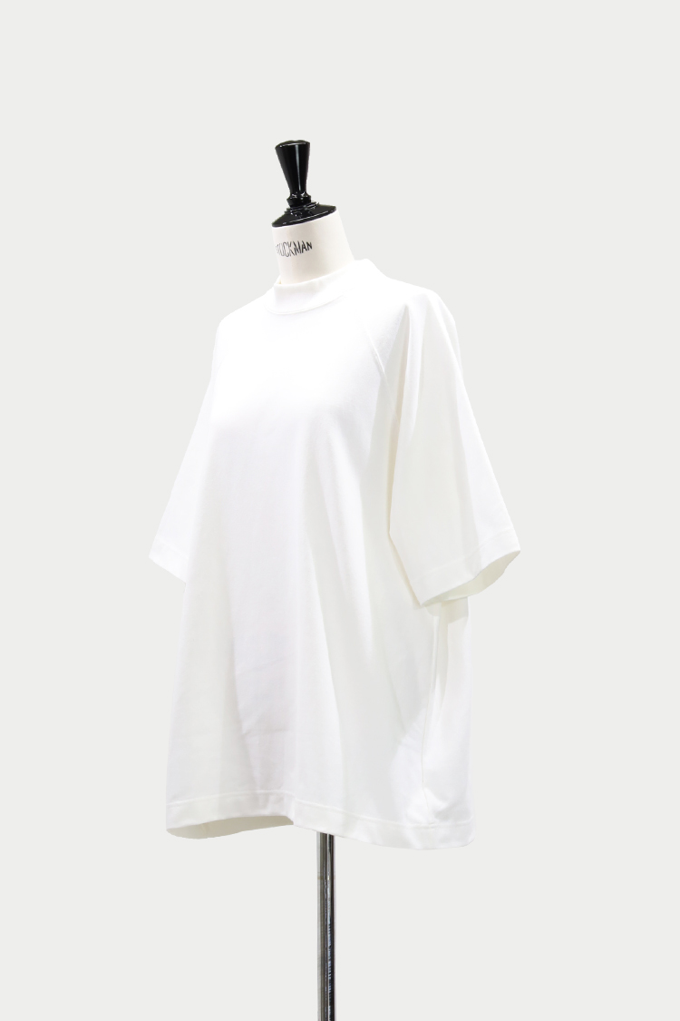 2025SS machatt モックネックオーバーＴシャツ　グレー　マチャット モックネックオーバーTシャツ（グレー） | MACHATT ONLINE STORE