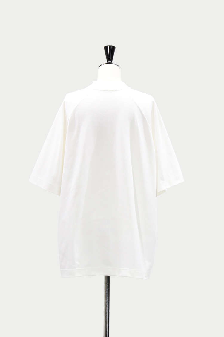 Naptime モックネックT-SHIRTS-WHITE Naptime モックネックT-SHIRTS-WHITE