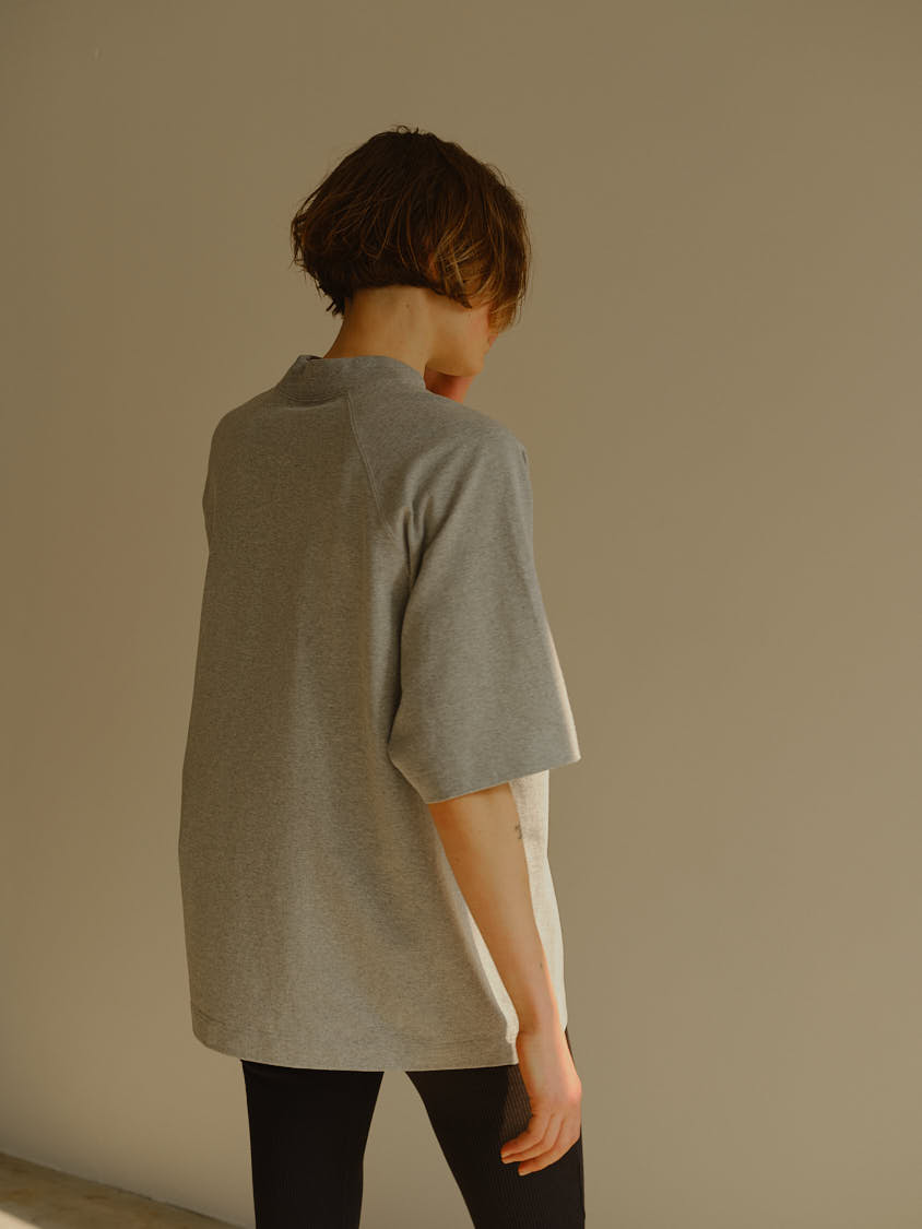 マチャット machatt モックネックカットソー ピンク×イエロー ハイパーテックモックネック Tシャツ – Smart & Chill