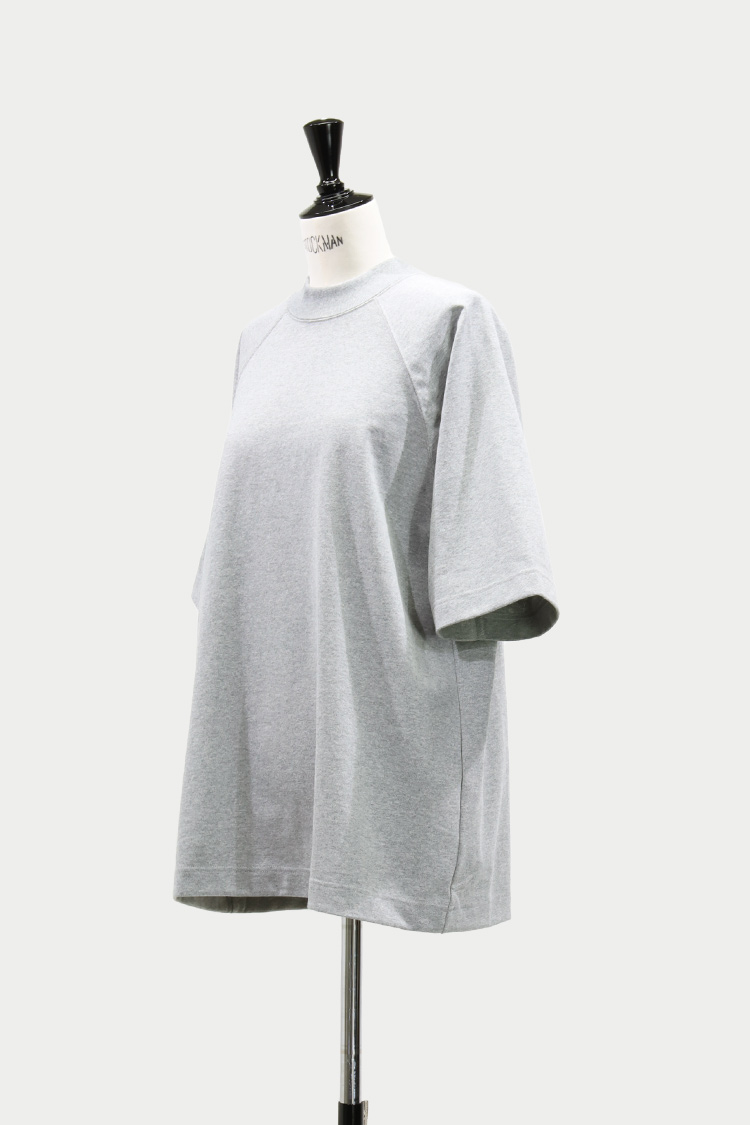 2025SS machatt モックネックオーバーＴシャツ　グレー　マチャット モックネックオーバーTシャツ（グレー） | MACHATT ONLINE STORE