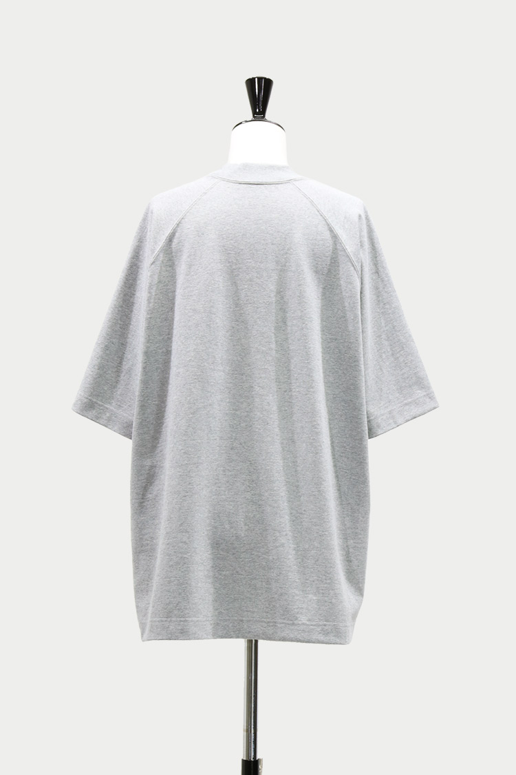 タグ付　machatt マチャット　モックネックTシャツ モックネックオーバーTシャツ（グレー） | MACHATT ONLINE STORE