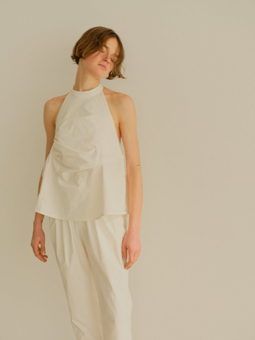 ホルターネックトップス（ホワイト） | MACHATT ONLINE STORE