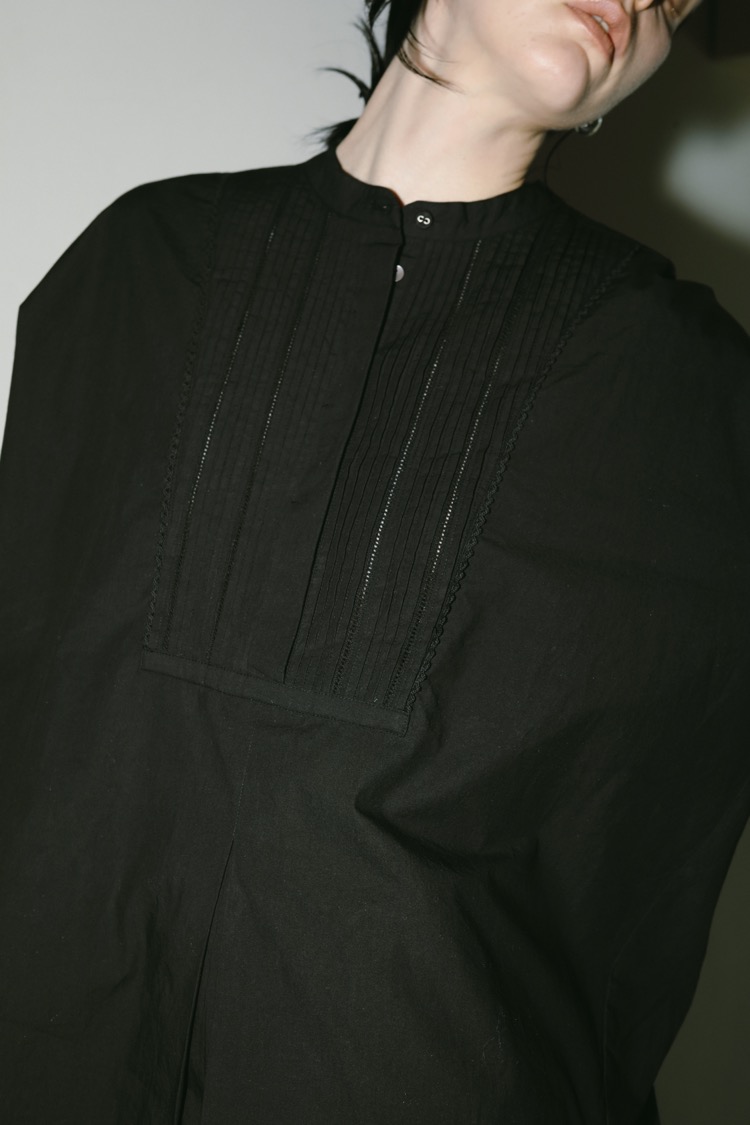 コットンヨークブラウス（ブラック） | MACHATT ONLINE STORE