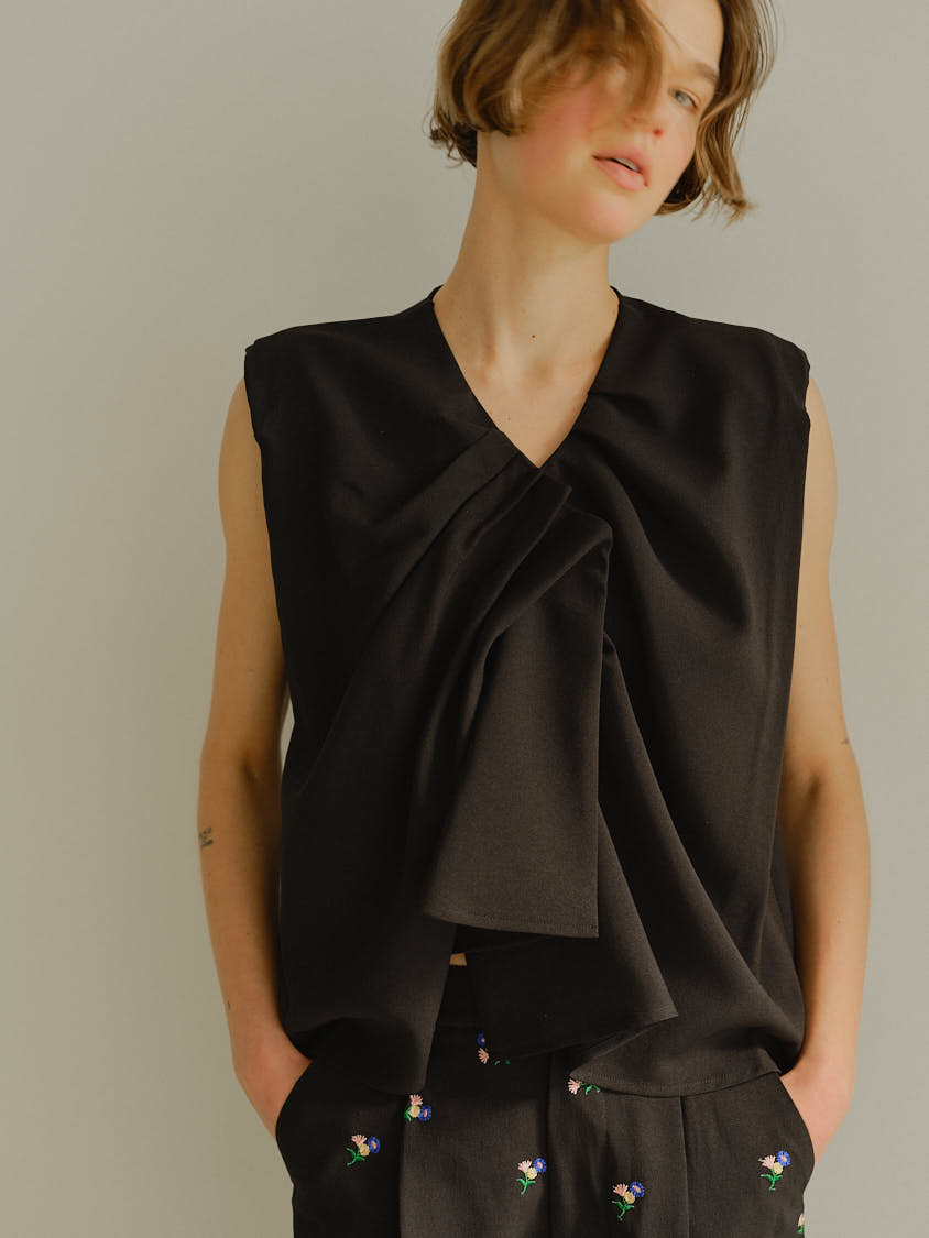 トップス machatt ホルターネックトップス（ブラック） | MACHATT ONLINE STORE