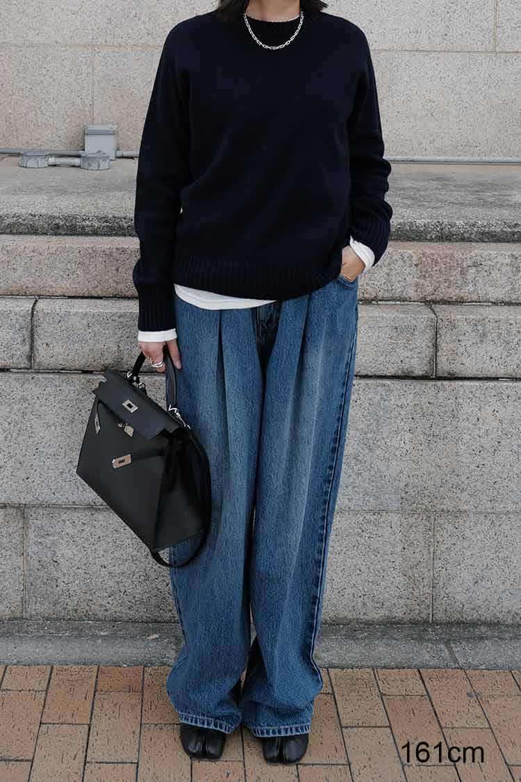 クーマラムウールニット（ネイビー） | MACHATT ONLINE STORE