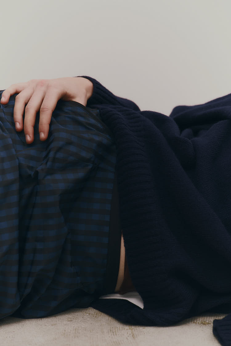 クーマラムウールニット（ネイビー） | MACHATT ONLINE STORE