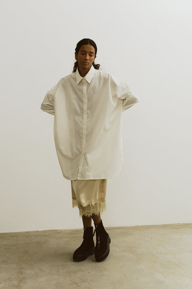 レースサテンスカート | MACHATT ONLINE STORE