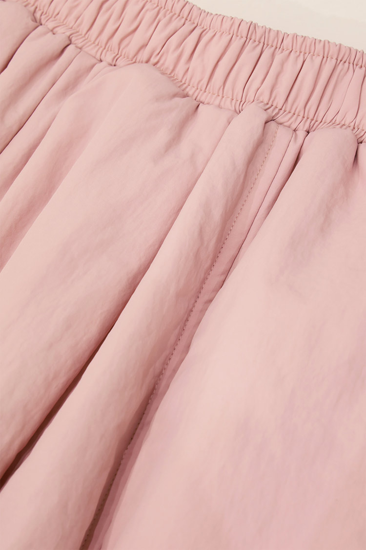 パファーキュロットパンツ（ピンク） | MACHATT ONLINE STORE