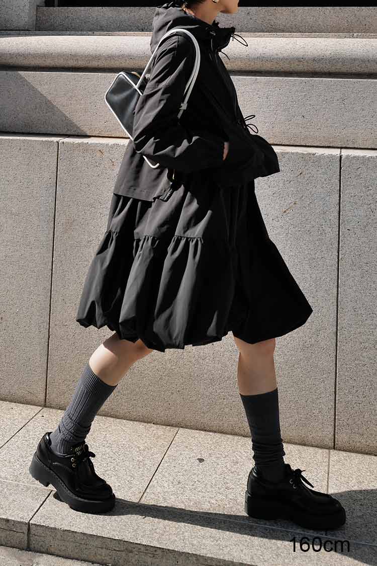 ハーフジップバルーンドレス | MACHATT ONLINE STORE