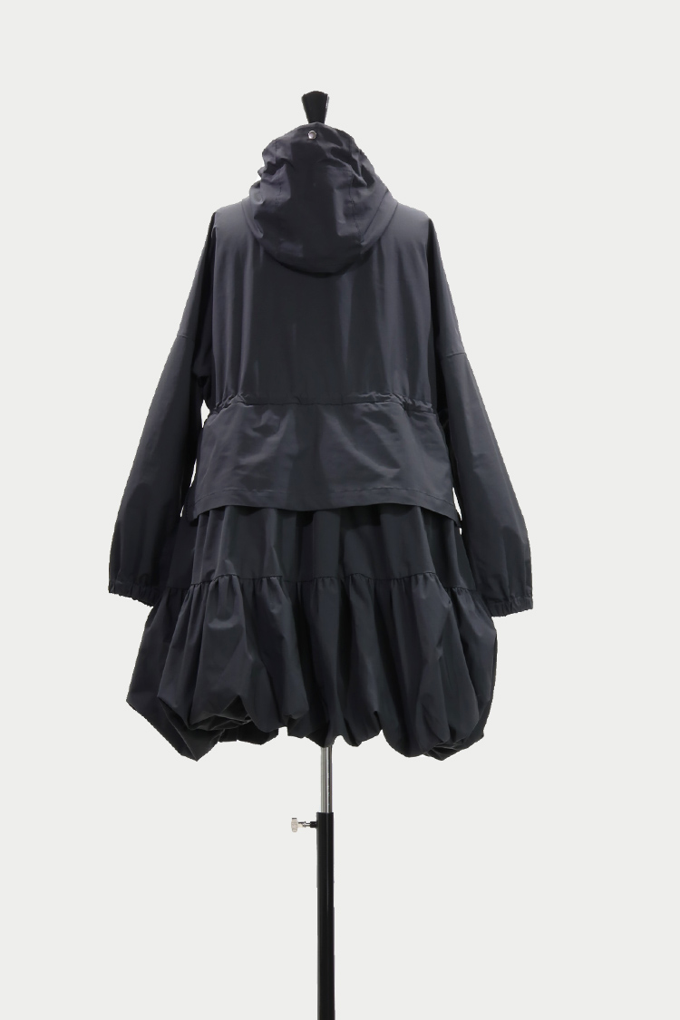 黒いリボン付きバルーンドレス 黒いリボン付きバルーンドレス BONLECILL noir】マルチウェイ