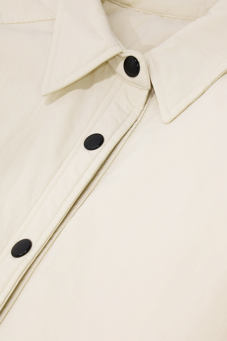 パファーシャツ（アイボリー） | MACHATT ONLINE STORE