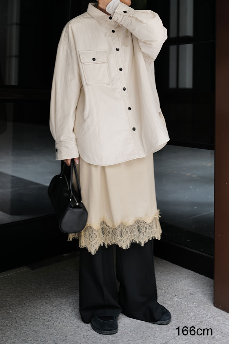 machatt マチャット　パファーシャツ　アイボリー　新品タグ付き　即日配送 パファーシャツ（アイボリー） | MACHATT ONLINE STORE