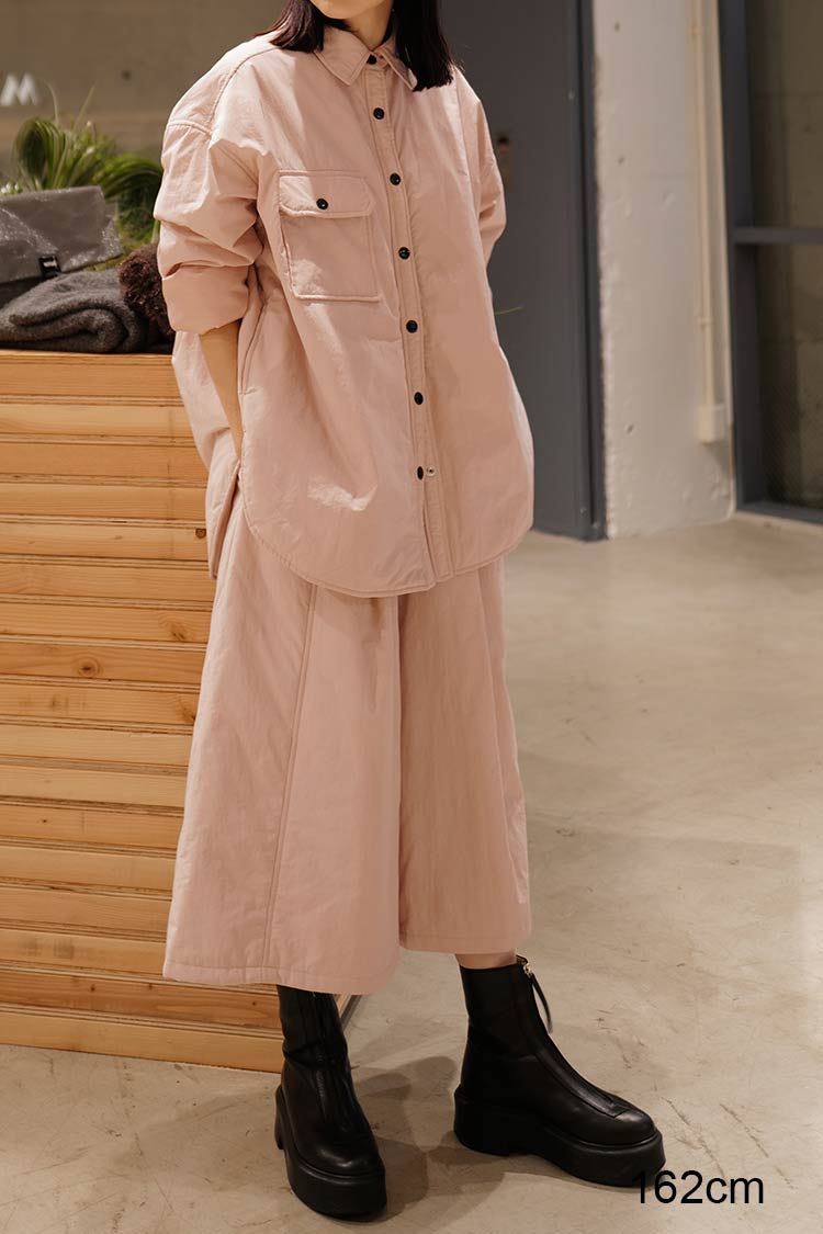 パファーシャツ（ピンク） | MACHATT ONLINE STORE