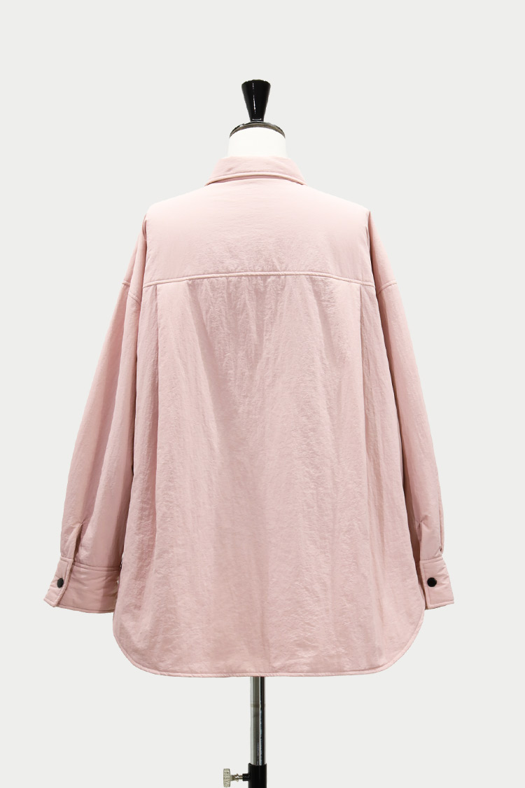 パファーシャツ（ピンク） | MACHATT ONLINE STORE