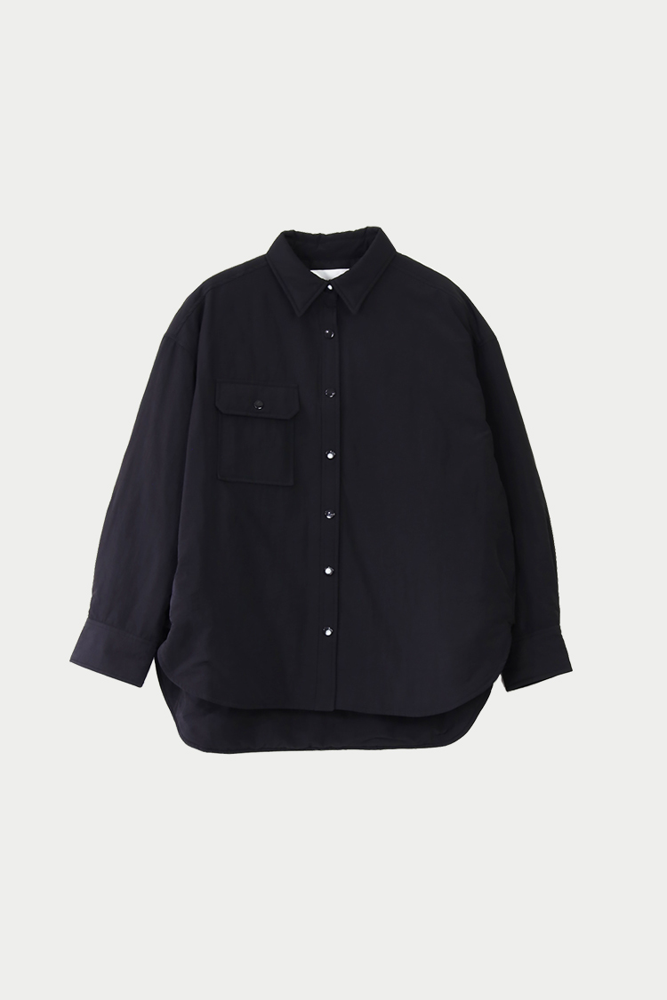 パファーシャツ（ブラック） | MACHATT ONLINE STORE