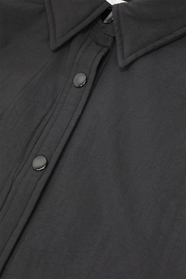 パファーシャツ（ブラック） | MACHATT ONLINE STORE